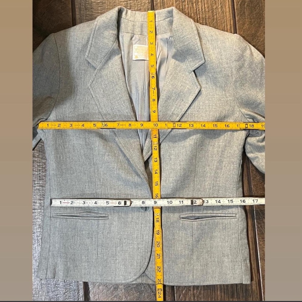 Vintage Pendleton Fitted Virgin Wool Blazer (60s–70s) - Picture 6 of 8